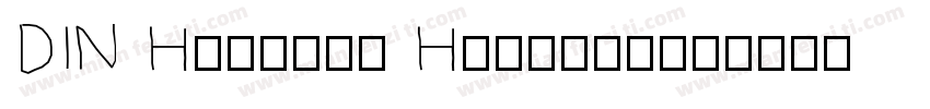 DIN Habitat Headlin字体转换